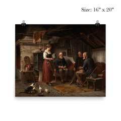 The Veterans by Bengt Nordenberg, 1882 poster 2