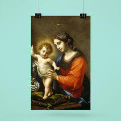 The Virgin and Child by Carlo Dolci poster 6