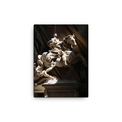 The Vision of Constantine by Gian Lorenzo Bernini canvas print on a plain backdrop in size 12"x16".