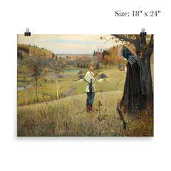 The Vision to the Youth Bartholomew by Mikhail Nesterov poster 5