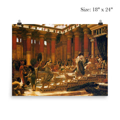 The Visit of the Queen of Sheba to King Solomon by Edward Poynter, 1890 poster 5