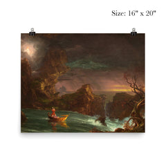The Voyage of Life - Manhood by Thomas Cole, 1842 poster 2