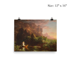 The Voyage of Life: Childhood by Thomas Cole, 1842 poster 3