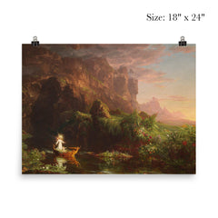 The Voyage of Life: Childhood by Thomas Cole, 1842 poster 5