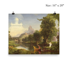 The Voyage of Life: Youth by Thomas Cole, 1842 poster 2