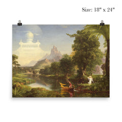 The Voyage of Life: Youth by Thomas Cole, 1842 poster 5