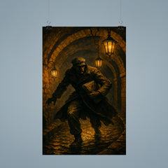 The Warsaw courier beneath sewer lanterns poster 9
