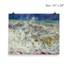 The Wave by Pierre-August Renoir, 1882 poster 2