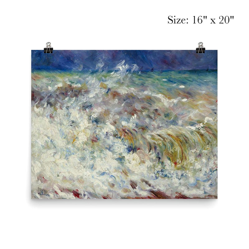 The Wave by Pierre-August Renoir, 1882 poster 2