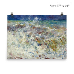 The Wave by Pierre-August Renoir, 1882 poster 5