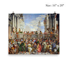 The Wedding at Cana by Paolo Veronese poster 2