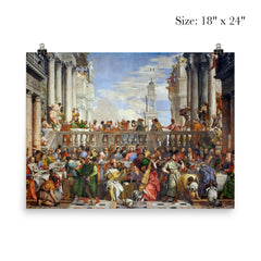 The Wedding at Cana by Paolo Veronese poster 5