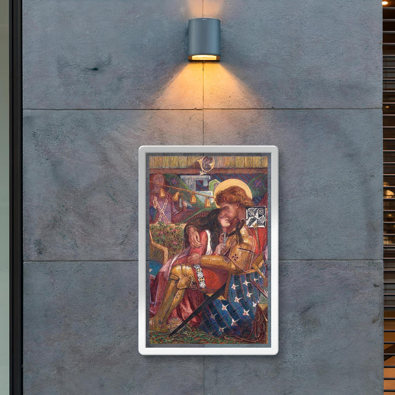 The Wedding of St George and Princess Sabra by Dante Gabriel Rossetti, 1857 poster 2