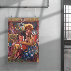 The Wedding of St George and Princess Sabra by Dante Gabriel Rossetti, 1857 poster 4