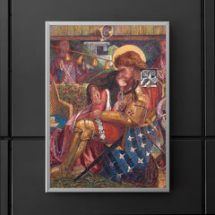 The Wedding of St George and Princess Sabra by Dante Gabriel Rossetti, 1857 poster 5