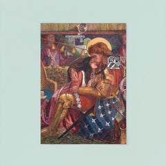 The Wedding of St George and Princess Sabra by Dante Gabriel Rossetti, 1857 poster 8