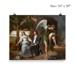 The Wedding of Tobias and Sarah by Jan Steen poster 2