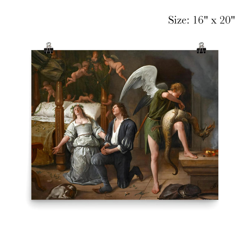The Wedding of Tobias and Sarah by Jan Steen poster 2