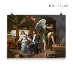 The Wedding of Tobias and Sarah by Jan Steen poster 5
