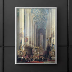 The Wedding of Wilhelm V and Renata of Lorraine by Max Emanuel Ainmiller, 1854 poster 5