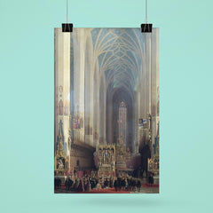 The Wedding of Wilhelm V and Renata of Lorraine by Max Emanuel Ainmiller, 1854 poster 6