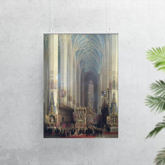 The Wedding of Wilhelm V and Renata of Lorraine by Max Emanuel Ainmiller, 1854 poster 7