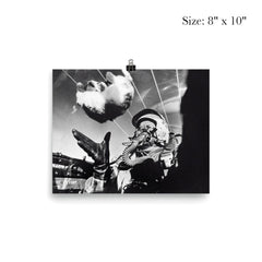 The Weightless Cat Experiment in an F-94C Cockpit, 1958 poster 4