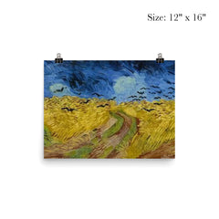 The Wheatfield With Crows by Vincent van Gogh poster 3