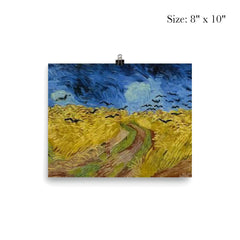The Wheatfield With Crows by Vincent van Gogh poster 4