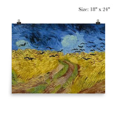 The Wheatfield With Crows by Vincent van Gogh poster 5