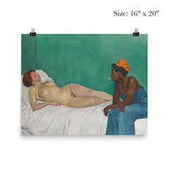 The White Woman and the Black Woman by Félix Valloton poster 2
