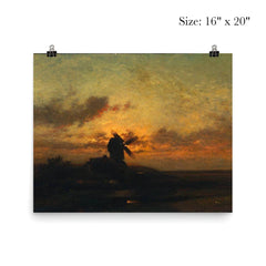The Windmill by Jules Dupré, c. 1850 poster 2