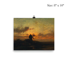 The Windmill by Jules Dupré, c. 1850 poster 4