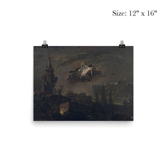 The Witches of the Bell Tower by José Benlliure Gil, 1878 poster 3