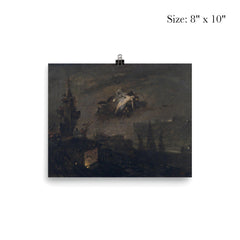 The Witches of the Bell Tower by José Benlliure Gil, 1878 poster 4