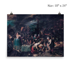 The Witches Sabbath by Frans Francken the Younger, 1607 poster 5
