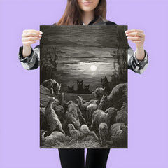 The Wolves and the Sheep by Gustave Dore, 1867 poster 3