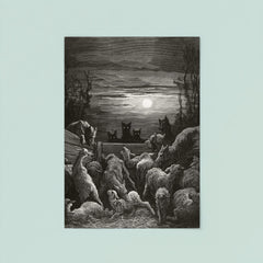The Wolves and the Sheep by Gustave Dore, 1867 poster 8