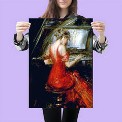 The Woman in Red by Giovanni Boldini poster 3