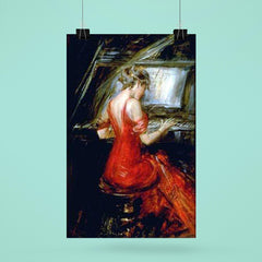 The Woman in Red by Giovanni Boldini poster 6