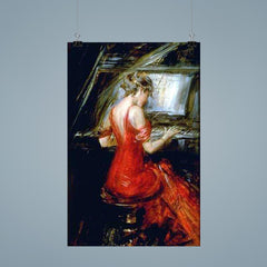 The Woman in Red by Giovanni Boldini poster 9