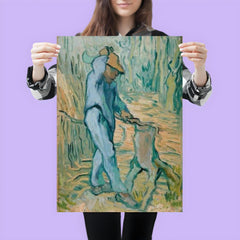 The Woodcutter by Vincent van Gogh, 1890 poster 3
