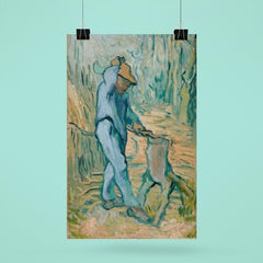 The Woodcutter by Vincent van Gogh, 1890 poster 6