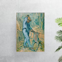 The Woodcutter by Vincent van Gogh, 1890 poster 7