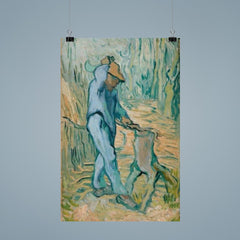 The Woodcutter by Vincent van Gogh, 1890 poster 9