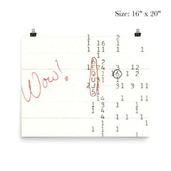 The wow signal poster 2