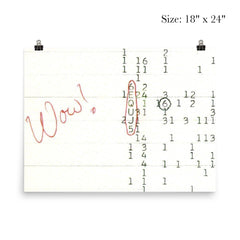 The wow signal poster 5