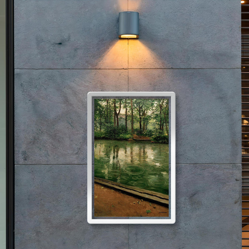 The Yerres, Rain by Gustave Caillebotte, 1875 poster 2