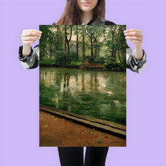 The Yerres, Rain by Gustave Caillebotte, 1875 poster 3