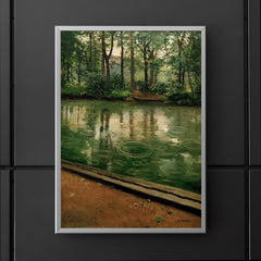 The Yerres, Rain by Gustave Caillebotte, 1875 poster 5